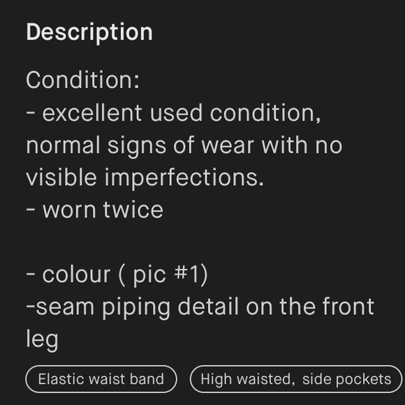 H&M wide leg style joggers - Picture 4 of 4